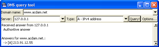 Testing with Dnsquery